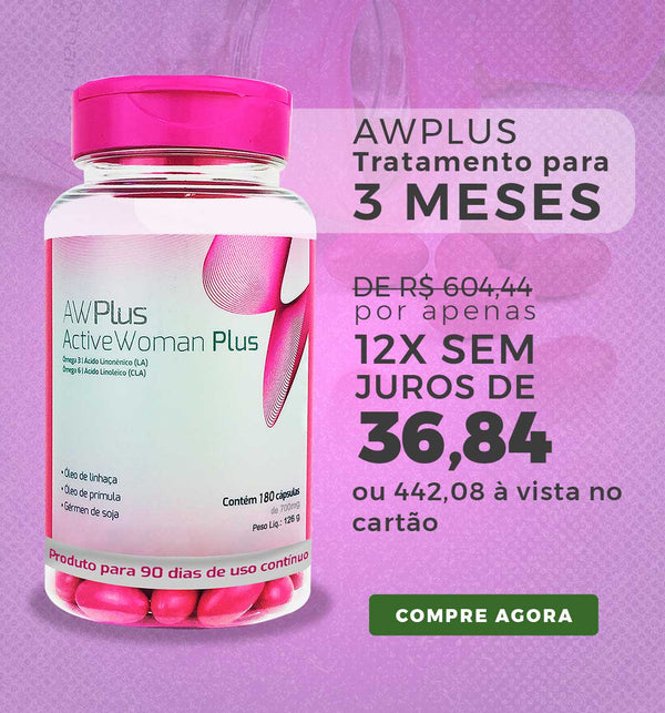 Tratamento Menopausa  - 3 meses - AWPlus (180 Cápsulas)